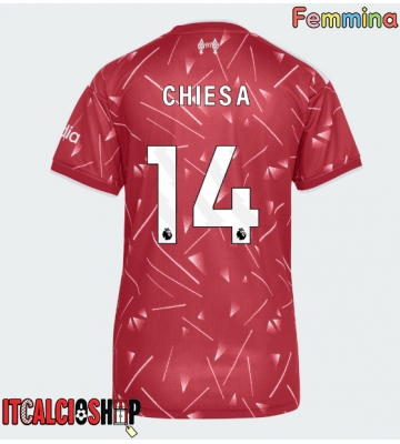 Liverpool Federico Chiesa #14 Prima Maglia Femmina 2026-27 Manica Corta